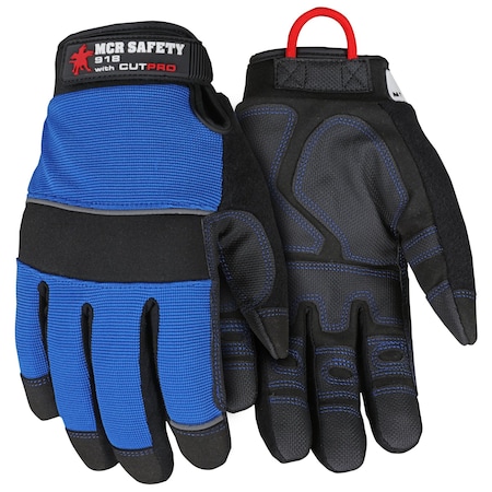 Mcr Safety Gloves, Multi-Task CutPro Kevlar Winter, XXXL 918XXXL
